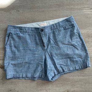Merona Chambray Shorts, Size 12